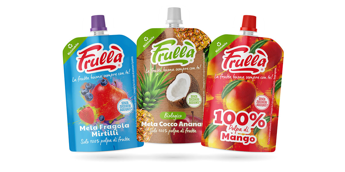 Frullà: nuovo design, naming rivisitato e pack più sostenibile